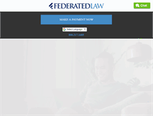 Tablet Screenshot of federatedlaw.com